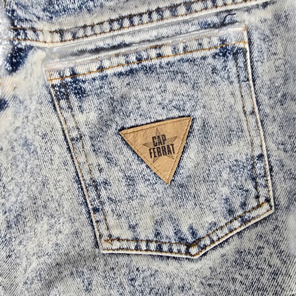 Cap Ferrat Vintage Stylish Acid Wash Denim Jeans Size 11 - Picture 4 of 9